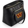 PICNIC TIME NFL Uptown Cooler Tote Bag, Insulated Purse Lunch Bag, Stylish Beach Bag Soft Cooler, (Black)(Washington Commanders)
