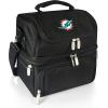 PICNIC TIME NFL unisex-adult NFL Pranzo Lunch Bag, Insulated Lunch Box with Picnic Set, Lunch Cooler Bag(Black)