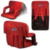 PICNIC TIME Red Buffalo Bills Ventura Seat Portable Recliner Chair(Buffalo Bills  Red)