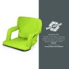 PICNIC TIME Red Buffalo Bills Ventura Seat Portable Recliner Chair(Lime Green)
