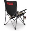 Picnic TIME NFL Buffalo Bills Big Bear XXL Camp Chair with Cooler, Heavy Duty Beach Chair, 500 lb Capacity Camping Chair with Carry Bag, (Black)