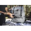 Picnic TIME NFL Buffalo Bills OTG Traverse Backpack Cooler – Soft Cooler Backpack – Hiking Backpack, (Heathered Gray)(Miami Dolphins)