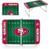 Picnic TIME NFL Concert Mini Portable Table, Small Folding Table, Mini Picnic Table(San Francisco 49ers)