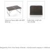 Picnic TIME NFL Concert Mini Portable Table, Small Folding Table, Mini Picnic Table(Washington Commanders)
