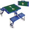 Picnic TIME NFL Football Field Folding Picnic Table, Camping Table, Outdoor Table with Umbrella Hole(Blue)