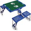 Picnic TIME NFL Football Field Folding Picnic Table, Camping Table, Outdoor Table with Umbrella Hole(Royal Blue)