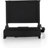 Picnic TIME NFL Unisex-Adult NFL Gridiron Stadium Seat, Lightweight, Portable Folding Chair for Bleachers and Benches(Black)