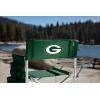 Picnic TIME NFL Unisex-Adult NFL Sports Chair with Side Table, Beach Chair, Camp Chair for Adults(Hunter Green)