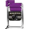 Picnic TIME NFL Unisex-Adult NFL Sports Chair with Side Table, Beach Chair, Camp Chair for Adults(Purple)