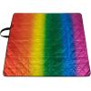 Picnic TIME NFL Vista Outdoor Picnic Blanket & Tote, Beach Blanket, Camping Blanket, (Rainbow with Black)(Jacksonville Jaguars)