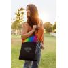 Picnic TIME NFL Vista Outdoor Picnic Blanket & Tote, Beach Blanket, Camping Blanket, (Rainbow with Black)(Jacksonville Jaguars)