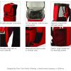 Picnic TIME NFL Zuma Backpack Cooler, Soft Cooler Backpack, Lunch Cooler(Red)
