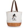 PICNIC TIME NFL Mickey Coronado Canvas and Willow Basket Tote(Baltimore Ravens)