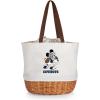 PICNIC TIME NFL Mickey Coronado Canvas and Willow Basket Tote(Dallas Cowboys)
