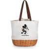 PICNIC TIME NFL Mickey Coronado Canvas and Willow Basket Tote(Houston Texans)