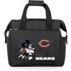 PICNIC TIME NFL Mickey Mouse On The Go Lunch Bag – Soft Cooler Lunch Box – Insulated Lunch Bag, (Black)(Chicago Bears)