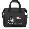 PICNIC TIME NFL Mickey Mouse On The Go Lunch Bag – Soft Cooler Lunch Box – Insulated Lunch Bag, (Black)(Denver Broncos)