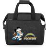 PICNIC TIME NFL Mickey Mouse On The Go Lunch Bag – Soft Cooler Lunch Box – Insulated Lunch Bag, (Black)(Los Angeles Chargers)