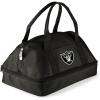 PICNIC TIME NFL Potluck Casserole Carrier, Insulated Thermal Food Carrier, Insulated Casserole Carrier, (Black)(Oakland Raiders)