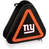 PICNIC TIME NFL Roadside Emergency Car Kit, Auto Vehicle Safety Road Side Assistance with Jumper Cables and Car Tool Kit, (Black with Orange Accents)(New York Giants)