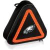 PICNIC TIME NFL Roadside Emergency Car Kit, Auto Vehicle Safety Road Side Assistance with Jumper Cables and Car Tool Kit, (Black with Orange Accents)(Philadelphia Eagles)