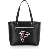 PICNIC TIME NFL Uptown Cooler Tote Bag, Insulated Purse Lunch Bag, Stylish Beach Bag Soft Cooler, (Black)(Atlanta Falcons)