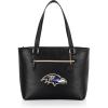 PICNIC TIME NFL Uptown Cooler Tote Bag, Insulated Purse Lunch Bag, Stylish Beach Bag Soft Cooler, (Black)(Baltimore Ravens)