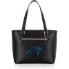 PICNIC TIME NFL Uptown Cooler Tote Bag, Insulated Purse Lunch Bag, Stylish Beach Bag Soft Cooler, (Black)(Carolina Panthers)