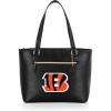 PICNIC TIME NFL Uptown Cooler Tote Bag, Insulated Purse Lunch Bag, Stylish Beach Bag Soft Cooler, (Black)(Cincinnati Bengals)