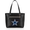 PICNIC TIME NFL Uptown Cooler Tote Bag, Insulated Purse Lunch Bag, Stylish Beach Bag Soft Cooler, (Black)(Dallas Cowboys)