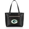PICNIC TIME NFL Uptown Cooler Tote Bag, Insulated Purse Lunch Bag, Stylish Beach Bag Soft Cooler, (Black)(Green Bay Packers)