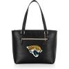 PICNIC TIME NFL Uptown Cooler Tote Bag, Insulated Purse Lunch Bag, Stylish Beach Bag Soft Cooler, (Black)(Jacksonville Jaguars)