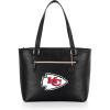 PICNIC TIME NFL Uptown Cooler Tote Bag, Insulated Purse Lunch Bag, Stylish Beach Bag Soft Cooler, (Black)(Kansas City Chiefs)