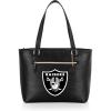 PICNIC TIME NFL Uptown Cooler Tote Bag, Insulated Purse Lunch Bag, Stylish Beach Bag Soft Cooler, (Black)(Las Vegas Raiders)