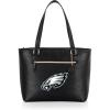 PICNIC TIME NFL Uptown Cooler Tote Bag, Insulated Purse Lunch Bag, Stylish Beach Bag Soft Cooler, (Black)(Philadelphia Eagles)