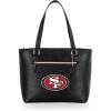 PICNIC TIME NFL Uptown Cooler Tote Bag, Insulated Purse Lunch Bag, Stylish Beach Bag Soft Cooler, (Black)(San Francisco 49ers)