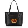 PICNIC TIME NFL Uptown Cooler Tote Bag, Insulated Purse Lunch Bag, Stylish Beach Bag Soft Cooler, (Black)(Washington Commanders)