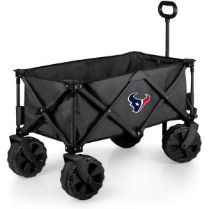 PICNIC TIME NFL Adventure Wagon Elite All-Terrain Portable Utility Wagon(Houston Texans)