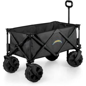 PICNIC TIME NFL Adventure Wagon Elite All-Terrain Portable Utility Wagon(Los Angeles Chargers)