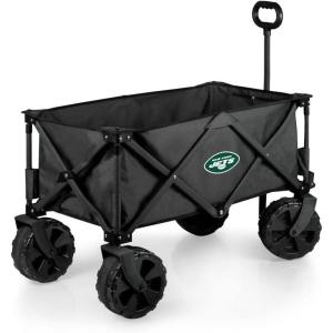 PICNIC TIME NFL Adventure Wagon Elite All-Terrain Portable Utility Wagon(New York Jets)