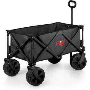 PICNIC TIME NFL Adventure Wagon Elite All-Terrain Portable Utility Wagon(Tampa Bay Buccaneers)
