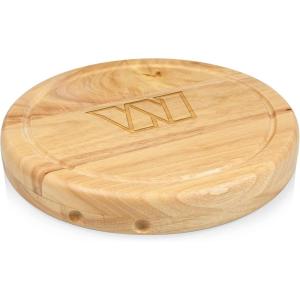 PICNIC TIME NFL Circo Cheese Board and Knife Set – Charcuterie Board Set – Wood Cutting Board(Washington Commanders)