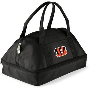 PICNIC TIME NFL Potluck Casserole Carrier, Insulated Thermal Food Carrier, Insulated Casserole Carrier, (Black)(Cincinnati Bengals)