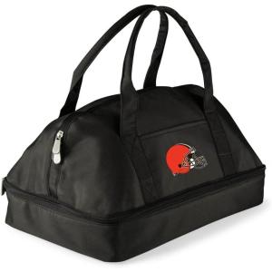 PICNIC TIME NFL Potluck Casserole Carrier, Insulated Thermal Food Carrier, Insulated Casserole Carrier, (Black)(Cleveland Browns)