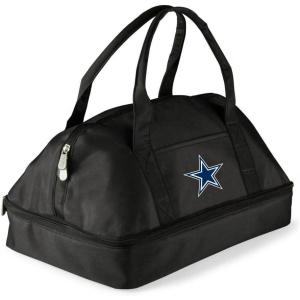 PICNIC TIME NFL Potluck Casserole Carrier, Insulated Thermal Food Carrier, Insulated Casserole Carrier, (Black)(Dallas Cowboys)