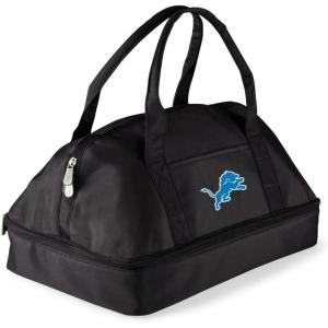 PICNIC TIME NFL Potluck Casserole Carrier, Insulated Thermal Food Carrier, Insulated Casserole Carrier, (Black)(Detroit Lions)