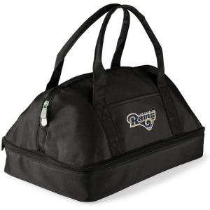 PICNIC TIME NFL Potluck Casserole Carrier, Insulated Thermal Food Carrier, Insulated Casserole Carrier, (Black)(Los Angeles Rams)