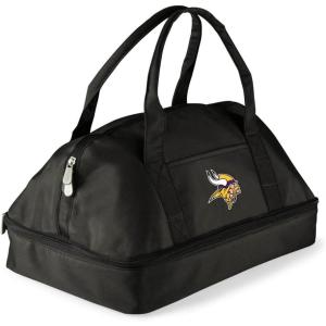PICNIC TIME NFL Potluck Casserole Carrier, Insulated Thermal Food Carrier, Insulated Casserole Carrier, (Black)(Minnesota Vikings)