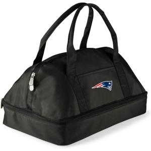 PICNIC TIME NFL Potluck Casserole Carrier, Insulated Thermal Food Carrier, Insulated Casserole Carrier, (Black)(New England Patriots)