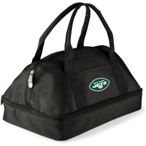 PICNIC TIME NFL Potluck Casserole Carrier, Insulated Thermal Food Carrier, Insulated Casserole Carrier, (Black)(New York Jets)
